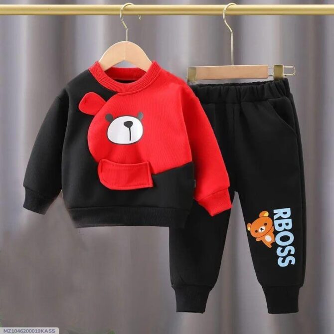 Fleece Track Suit for Boys - Printed