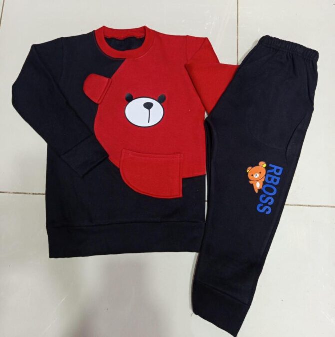 Fleece Track Suit for Boys - Printed