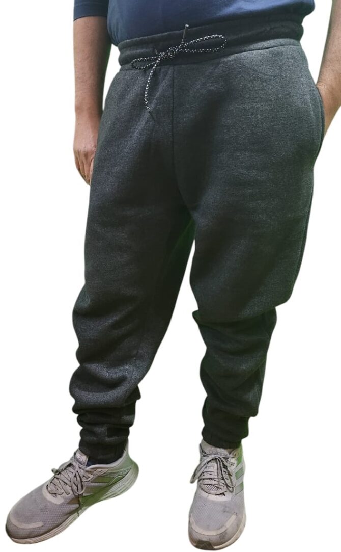 Winter Fleece Trousers For Men (Charcoal)
